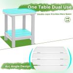 Adirondack 2-Tier Outdoor Side Table for Patio