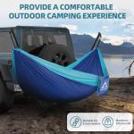 Hitch Mount Hammock Stand with Parachute Nylon Hammock