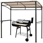 Tangkula 7ft Patio Grill Gazebo with Storage