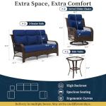 PIZZELLO 4-Piece Outdoor Wicker Furniture Set