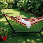 Sweetcrispy Heavy Duty Double Hammock with Stand