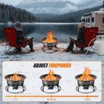 GasBRUH 19-Inch Portable Propane Fire Pit