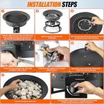 GasBRUH 19-Inch Portable Propane Fire Pit