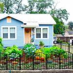 Metal Garden Fence Set, 17in x 10ft Panels