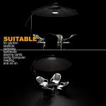 Cordless LED Umbrella Light with 3 Modes