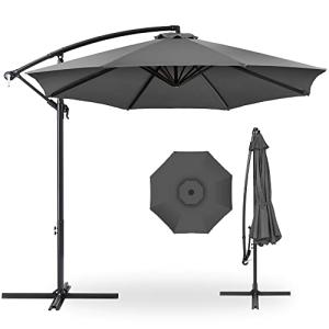 10ft Offset Hanging Patio Umbrella with Tilt