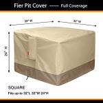 Heavy Duty Waterproof Gas Fire Pit Cover
