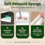 4-Piece Black Wicker Patio Furniture Set