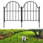 Blingluck 22" Arched Rustproof Garden Fence Border