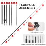 2-Pack Red 8ft Swooper Feather Flags