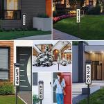 Solar LED Address Sign with Waterproof House Numbers