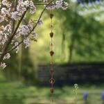 Pinecone Rain Chain for Outdoor Garden Decor