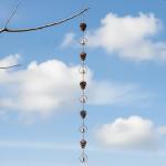 Pinecone Rain Chain for Outdoor Garden Decor