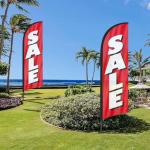 2-Pack Red 8ft Swooper Feather Flags