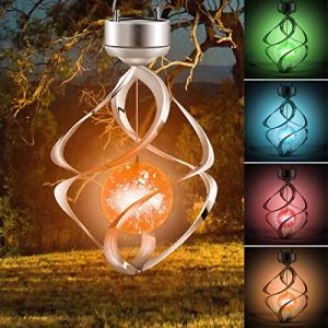 Color Changing Solar Wind Chimes for Outdoor Decor