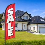 2-Pack Red 8ft Swooper Feather Flags