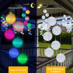 Color Changing Solar Wind Chimes for Outdoors