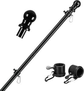 5ft Heavy Duty Tangle-Free Outdoor Flag Pole