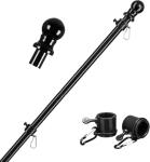 5ft Heavy Duty Tangle-Free Outdoor Flag Pole