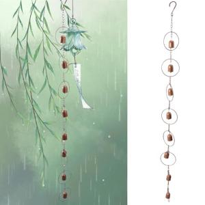 Decorative Metal Rain Chain and Wind Chimes