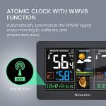 Wireless Indoor Outdoor Weather Station with Color Display