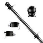 5 FT Tangle-Free Stainless Steel Flag Pole