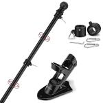 6FT American Flag Pole with Wall Mount Bracket