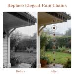 Decorative Metal Rain Chain and Wind Chimes