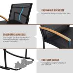 Shintenchi 3-Piece Outdoor Rocking Bistro Set