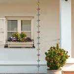 Colorful Rain Chain for Garden Downspouts
