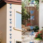 7.9ft Rain Chains with Hummingbird Decor