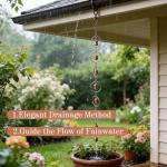 Decorative Metal Rain Chain and Wind Chimes