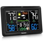 Wireless Indoor Outdoor Weather Station with Clock