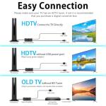 Indoor Digital TV Antenna with 360° Reception