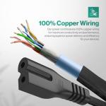 5Ft Polarized 2 Prong Power Cord for TVs & Devices