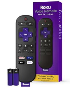 Roku Voice Remote with App Shortcuts & Easy Setup