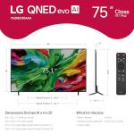 LG 75-Inch QNED 4K Smart Mini LED TV