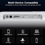 GROVIEW 1080P Bluetooth Mini Projector for Home