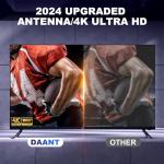 Indoor Long Range TV Antenna with 16ft Cable