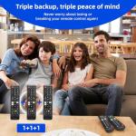 3 Pack Universal Remote for Samsung Smart TVs