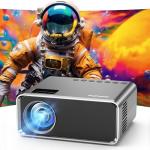 FUDONI 4K WiFi Bluetooth Projector for Home Theater