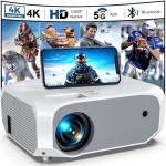 1080P 4K Portable Projector with 5G WiFi