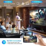 AILESSOM 1080P Bluetooth 5G WiFi Projector