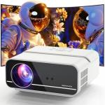 DBPOWER 4K WiFi Bluetooth Mini Projector for Outdoors