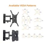 Full Motion Swivel & Tilt TV Wall Mount