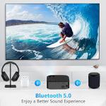AILESSOM 1080P Bluetooth 5G WiFi Projector