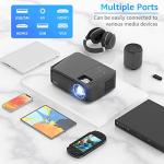 AILESSOM 1080P Bluetooth 5G WiFi Projector