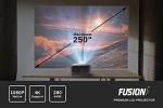 FUSION5 1080p Wireless Bluetooth Movie Projector