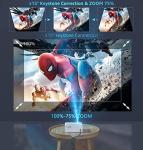 1080P 5G WiFi Bluetooth Portable Outdoor Projector