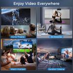 1080P 4K Portable Projector with 5G WiFi
